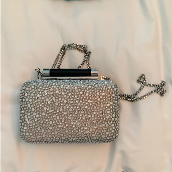 Diane Von Furstenberg Handbags - DVF crystal encrusted clutch